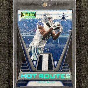 2019 Panini Playbook Hot Routes Prime 12/25 Michael Gallup !